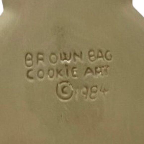 Vintage Brown Bag Stoneware Cookie Mold Collection: Teddy Bear, Circa 1984 - Picture 4 of 11
